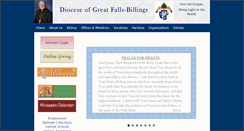 Desktop Screenshot of diocesegfb.org