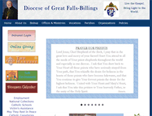 Tablet Screenshot of diocesegfb.org
